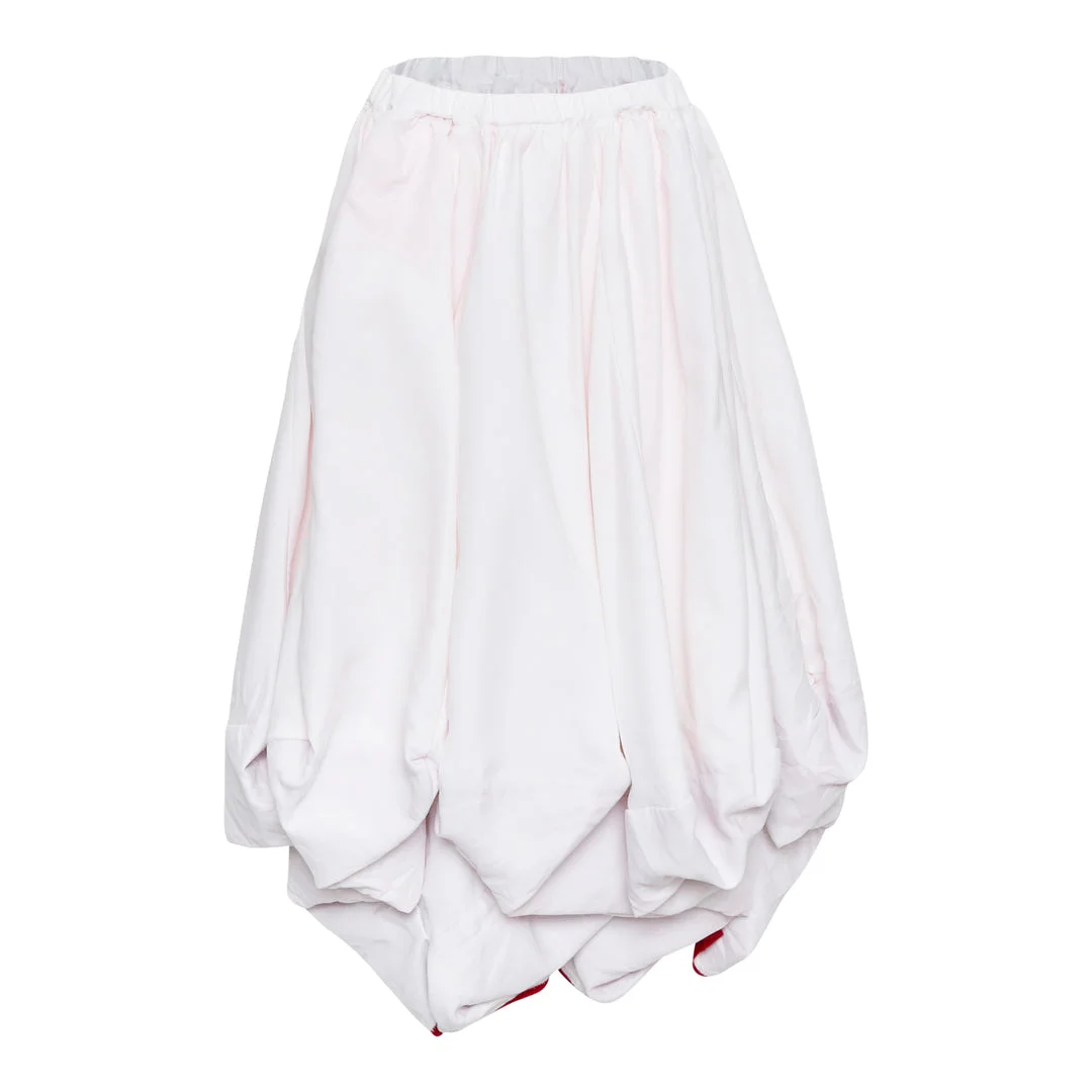 Polyester Gabardine x Wool Skirt - 1