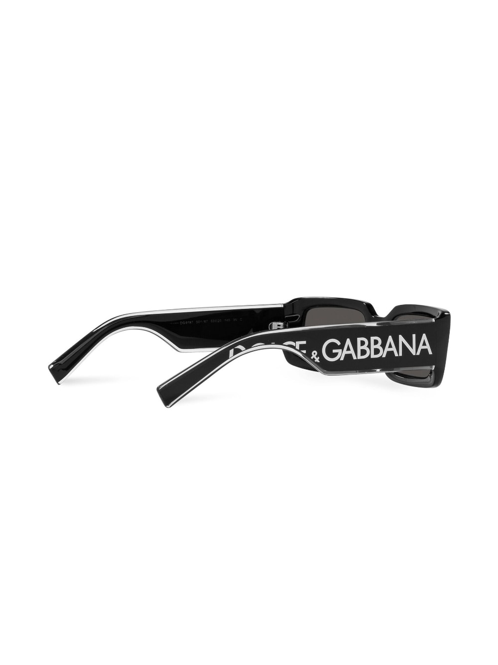 rectangular-frame logo-print sunglasses - 4