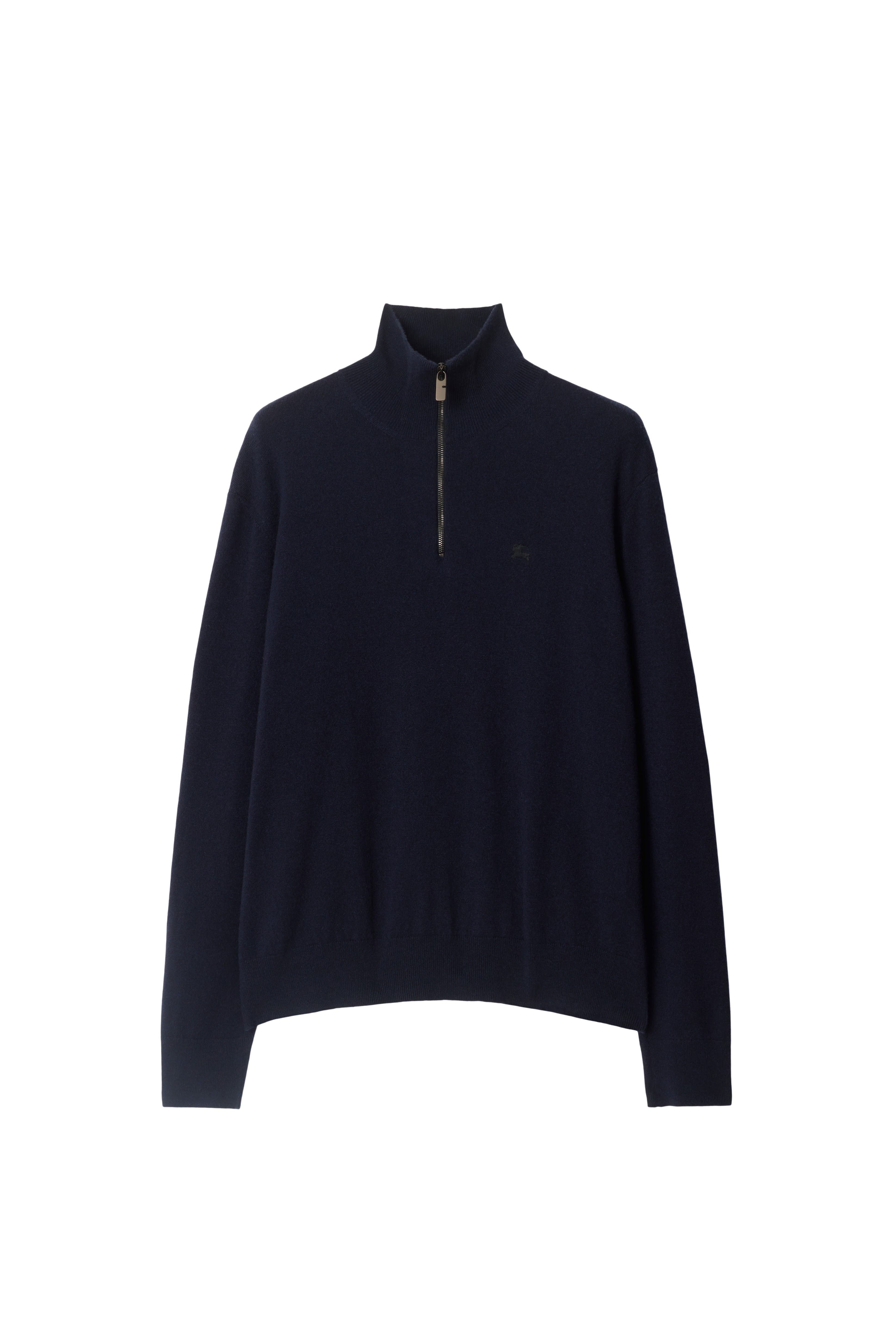 burberry Cashmere Blend Half-zip Sweater in Navy at Nordstrom - 2