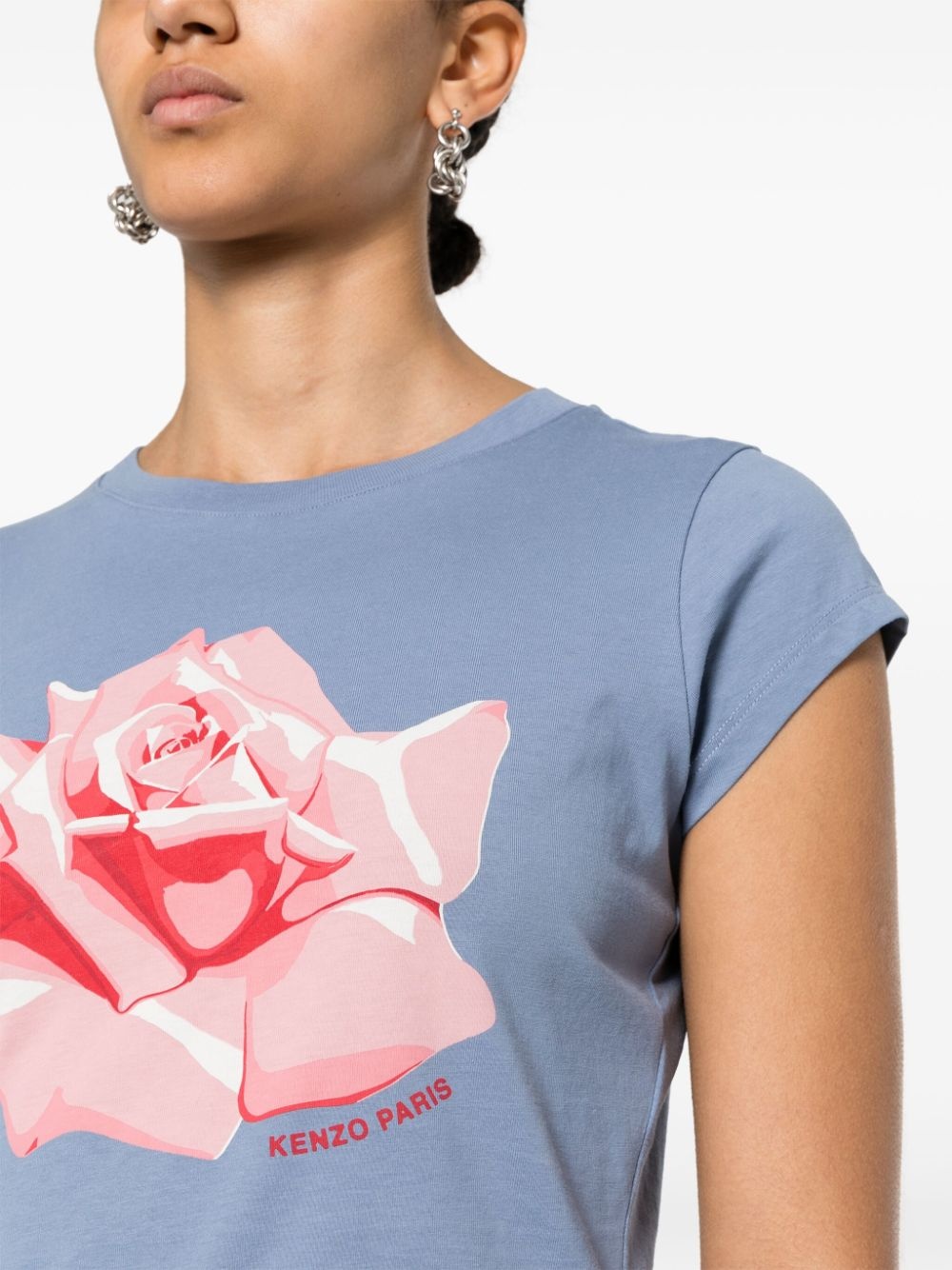 Rose cropped T-shirt - 5