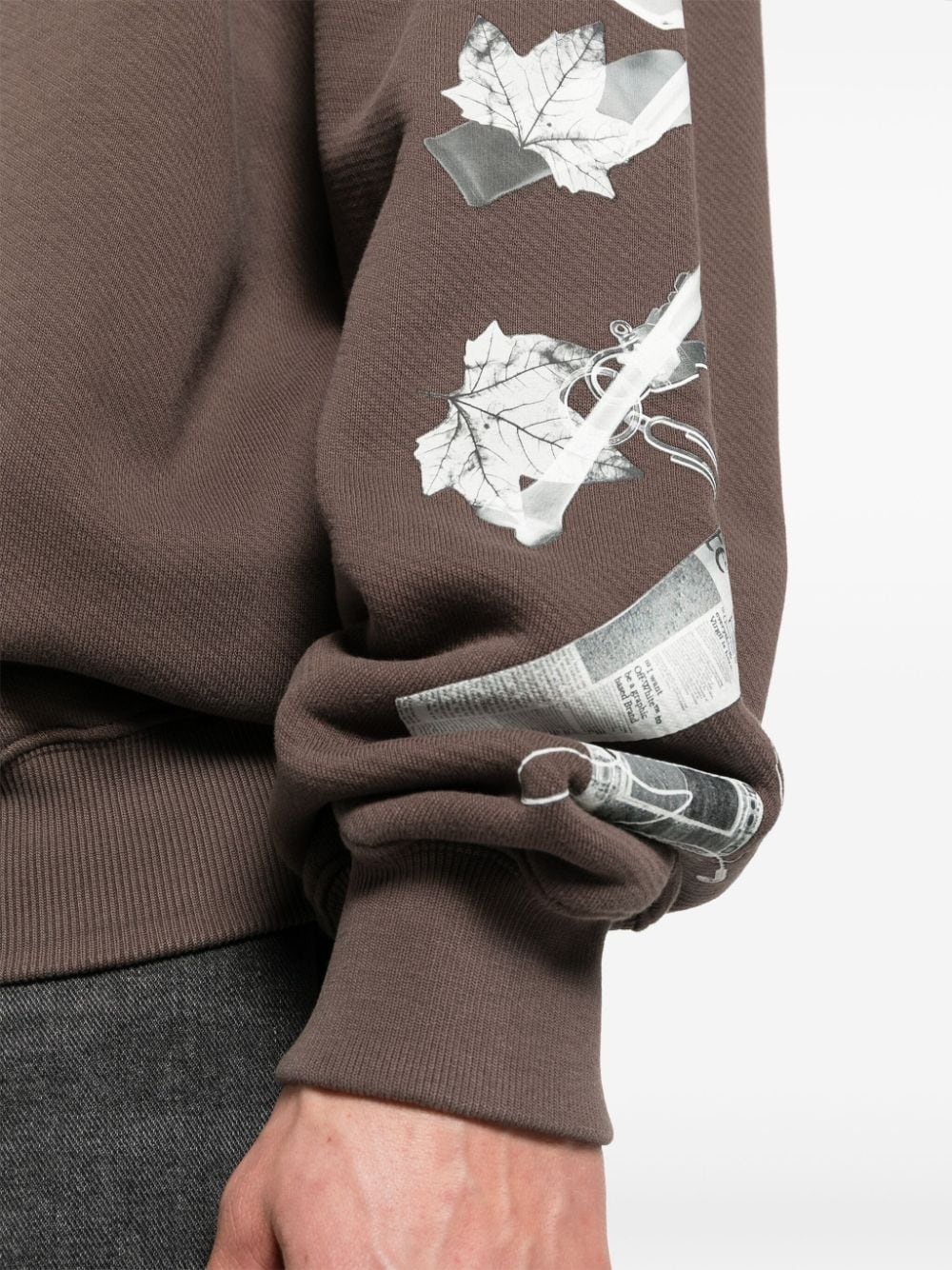 Xray Arrows-print hoodie - 5