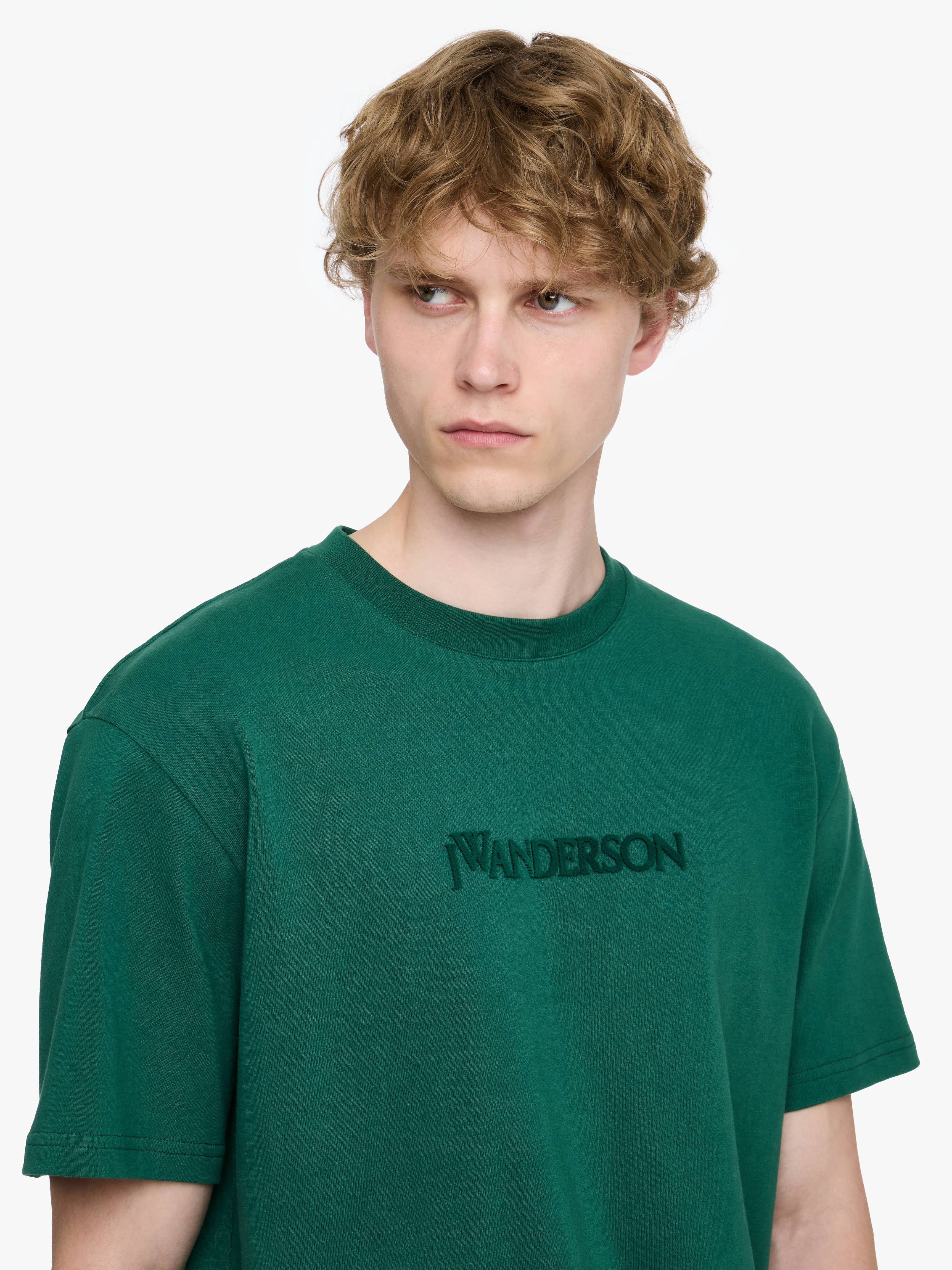 LOGO EMBROIDERY T-SHIRT - 4