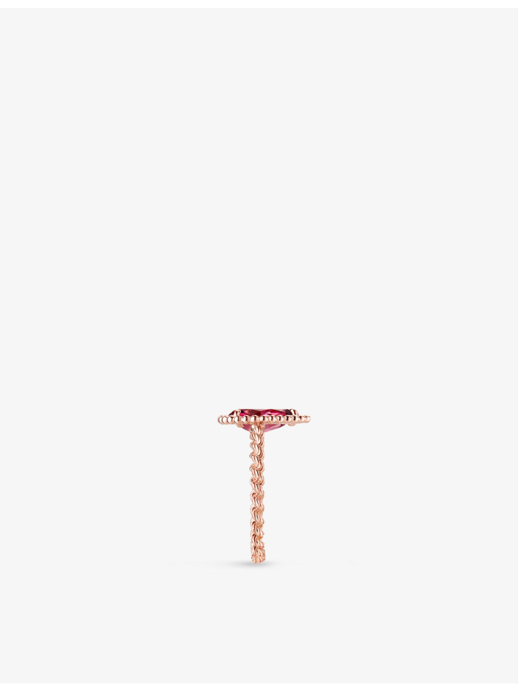 Serpent Bohème 18ct pink-gold and rhodolite garnet ring - 2