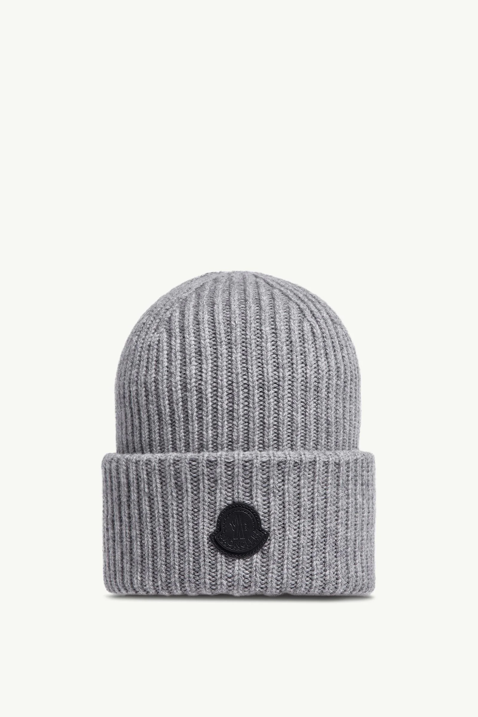 Leather Logo Cashmere Beanie - 1
