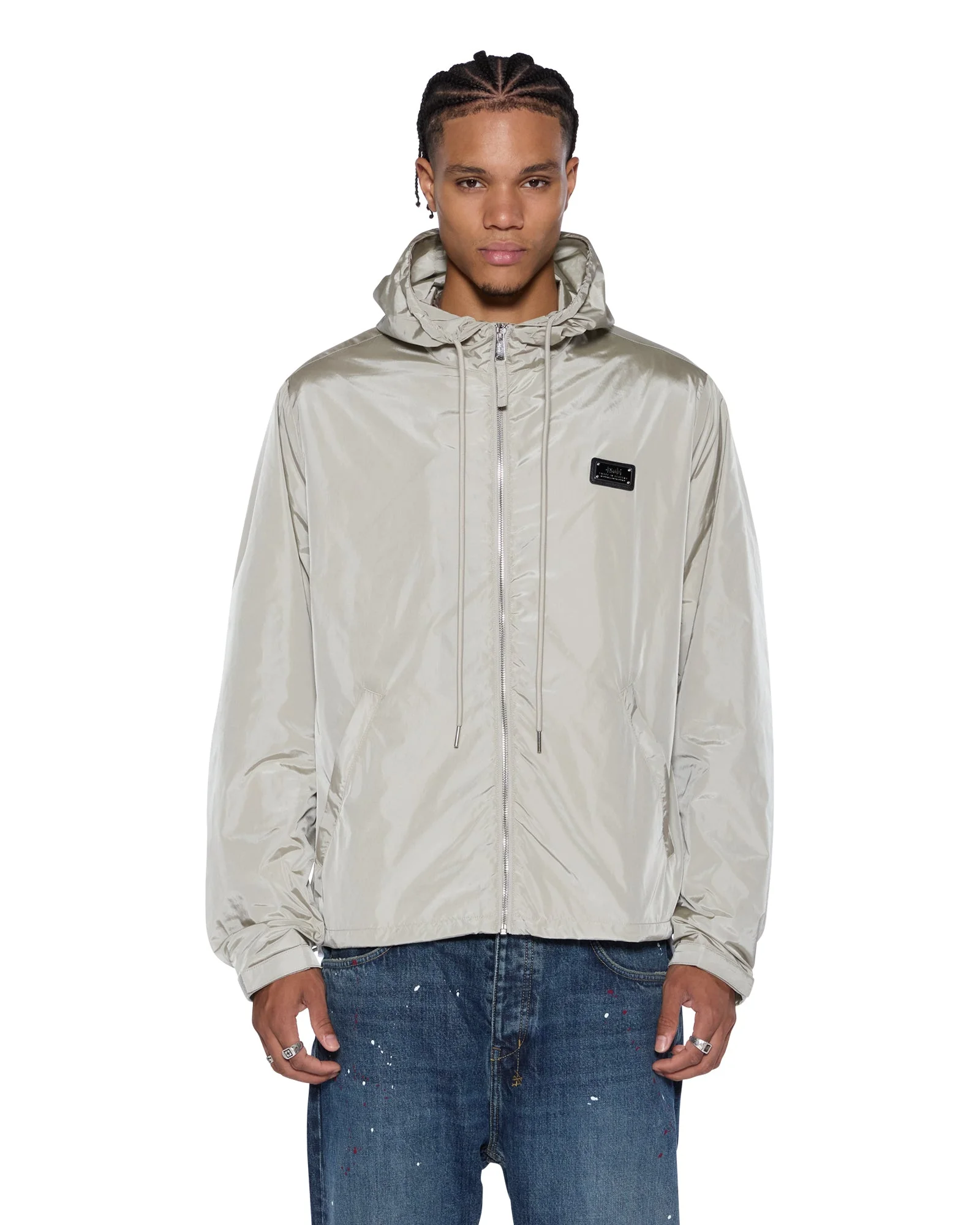 TEK NYLON JACKET STONE - 1