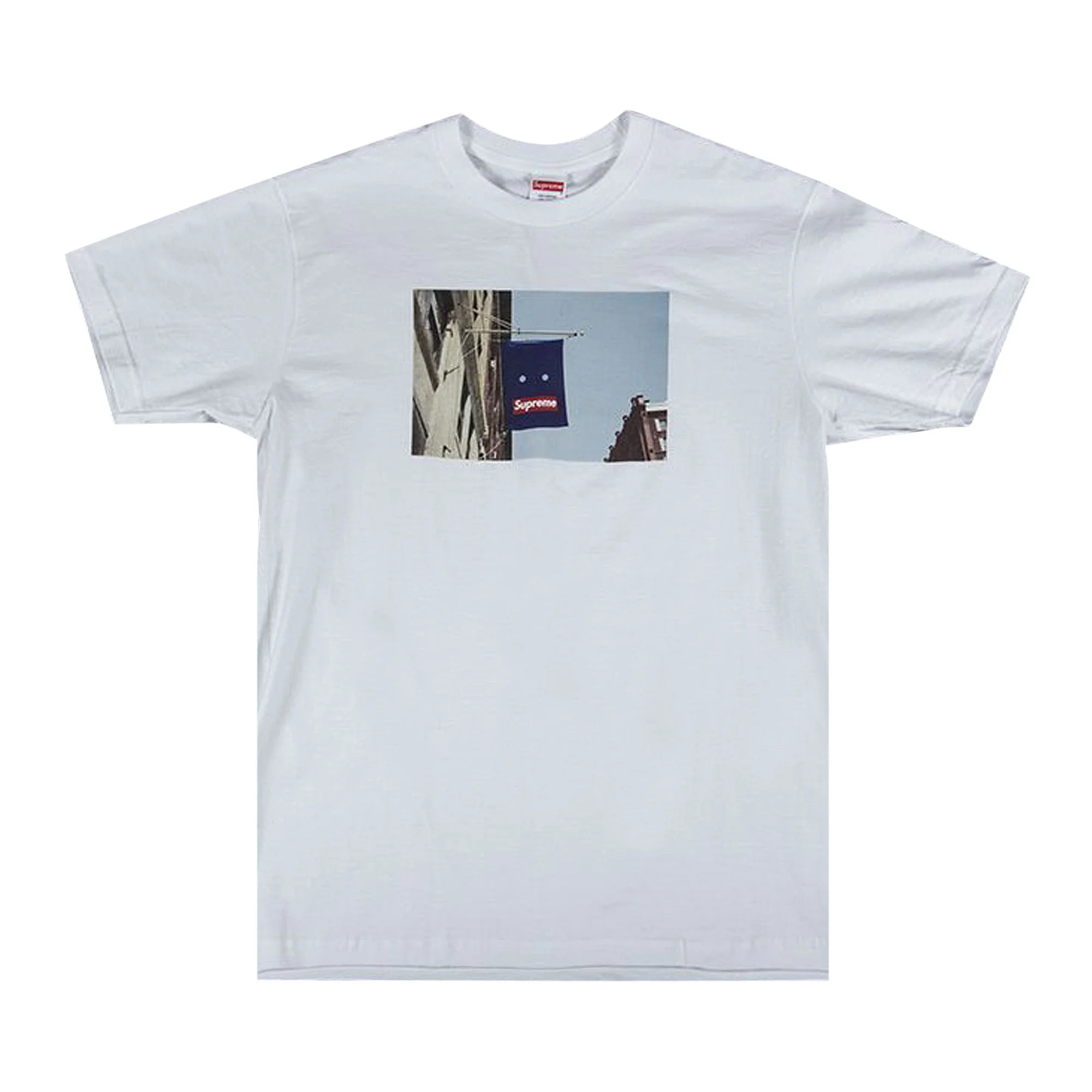 Supreme Banner Tee 'White' - 1