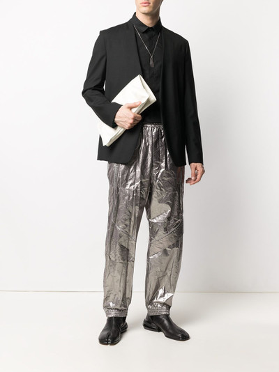 JUUN.J embroidered-patch trousers outlook