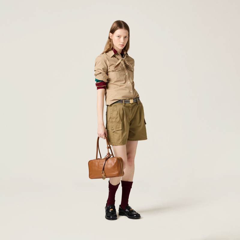 Miu Miu Poplin shirt with neckerchief outlook