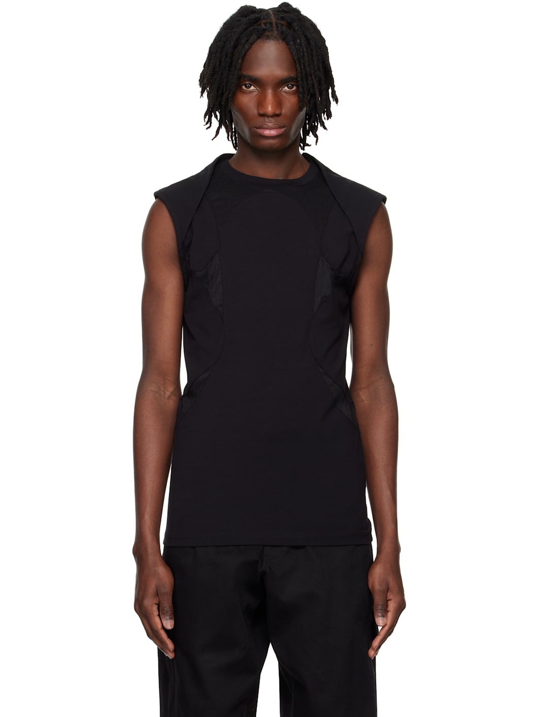 Black Evolute Tank Top - 1