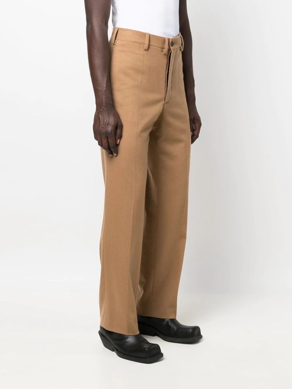 straight-leg chino trousers - 3