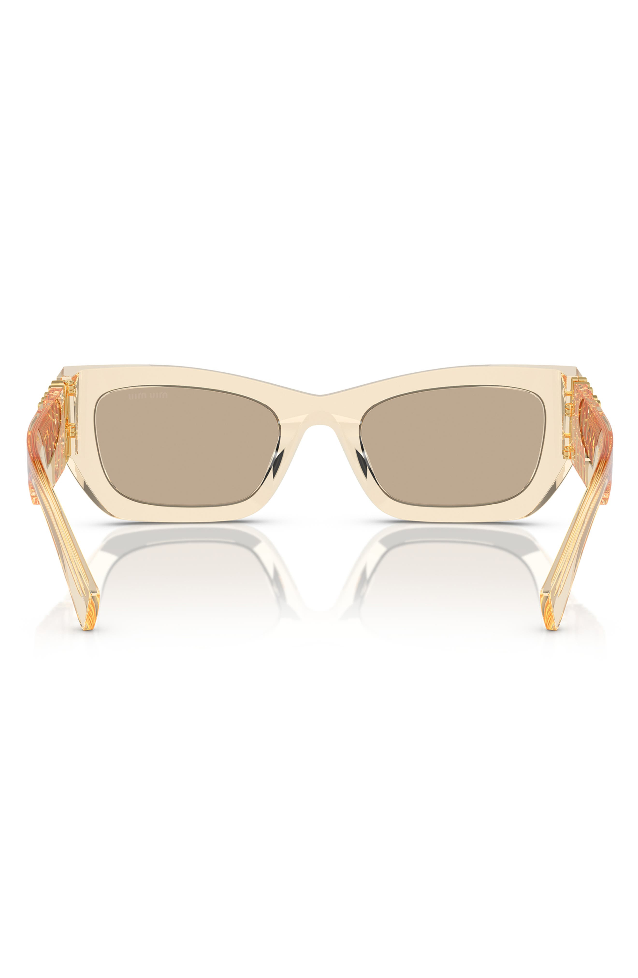 53mm Rectangular Sunglasses - 5