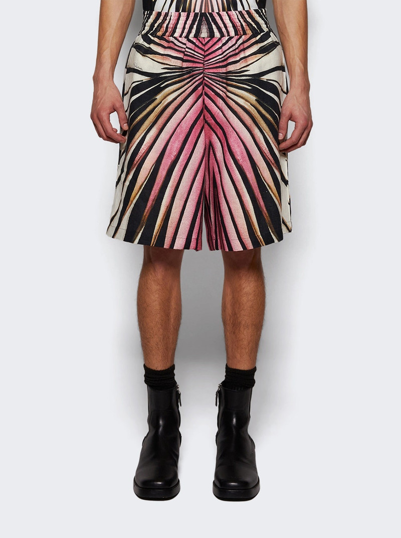 Roberto Cavalli Ray Of Gold Print Lounge Short Pink outlook