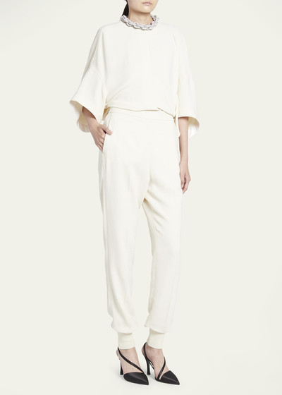Stella McCartney Iconic Pleated Joggers outlook