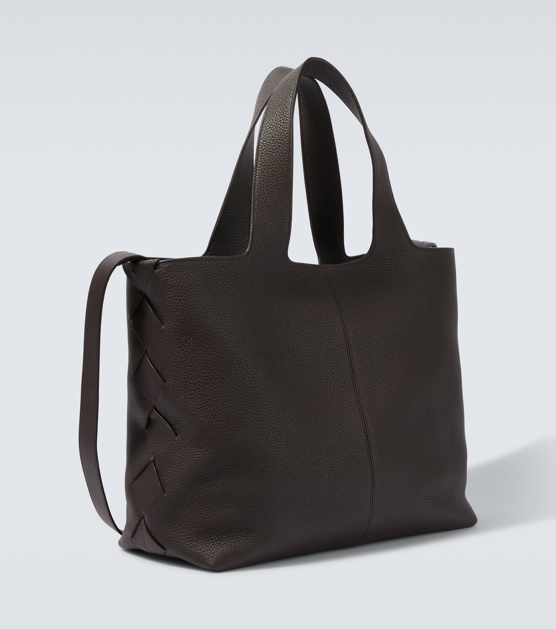 Diago Intreccio Large leather tote bag - 5
