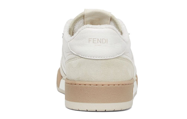 FENDI Match Low Top Suede 'White' 7E1493AHH2F1FHS - 4