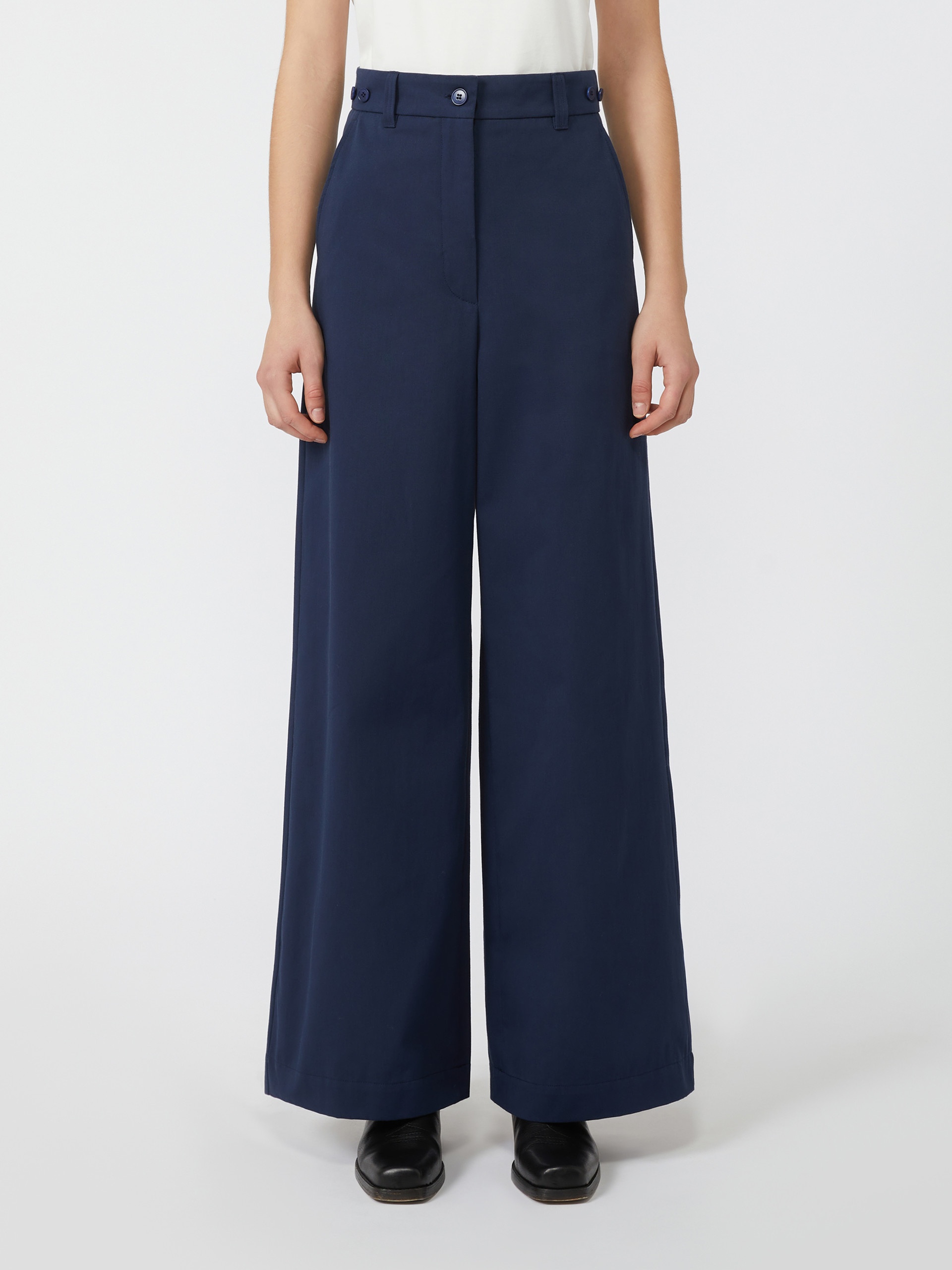 ALFEO Cotton gabardine trousers - 3