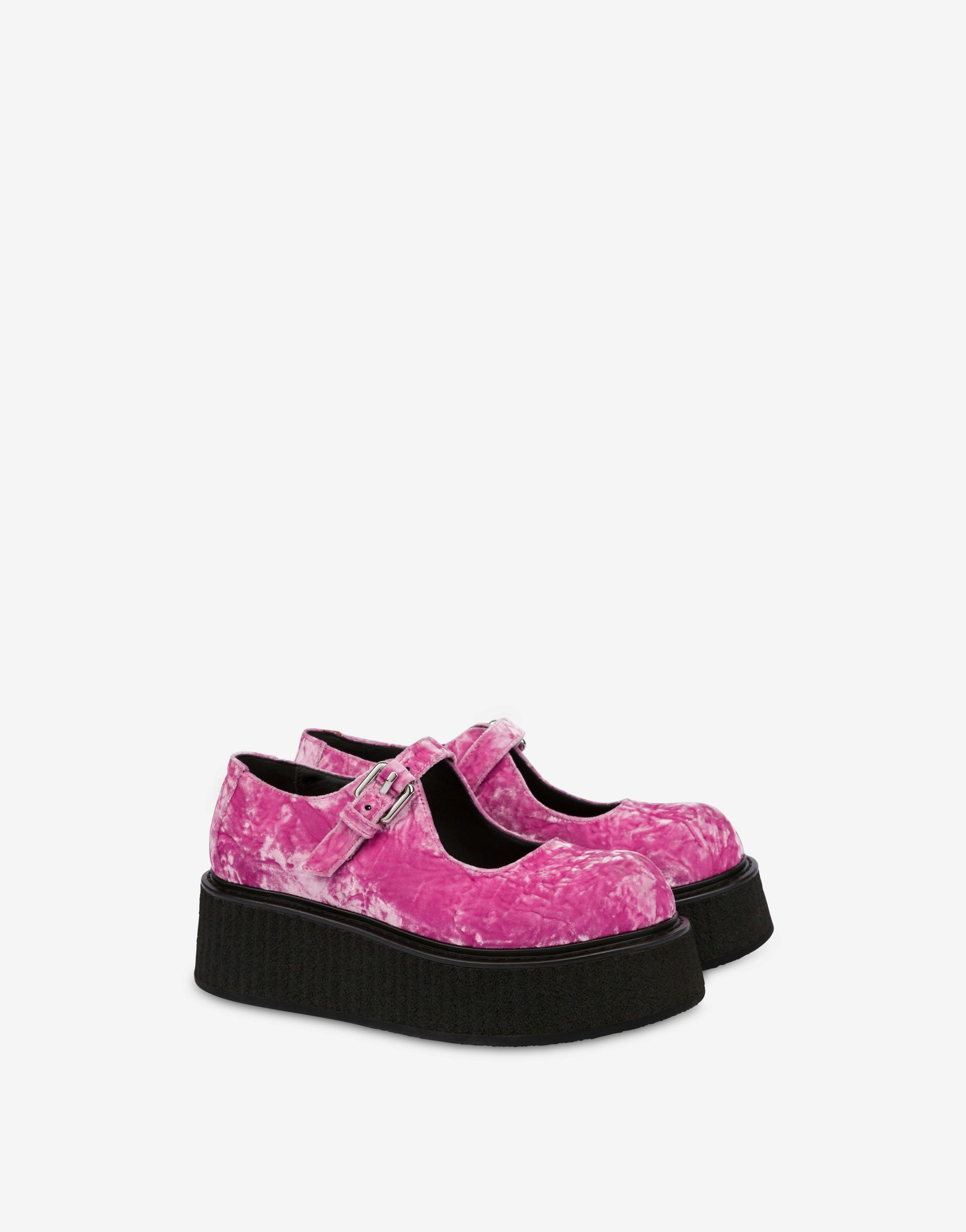 Moschino OLIVIA VELVET MARY JANE | REVERSIBLE