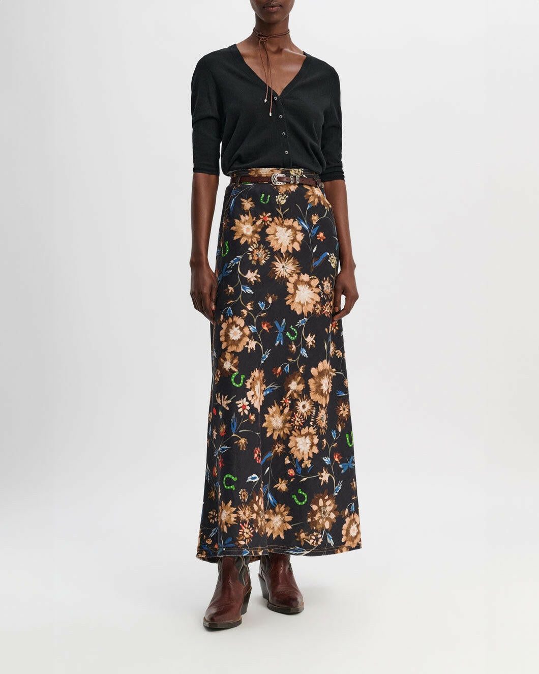 FLORAL EASE II SKIRT - 2