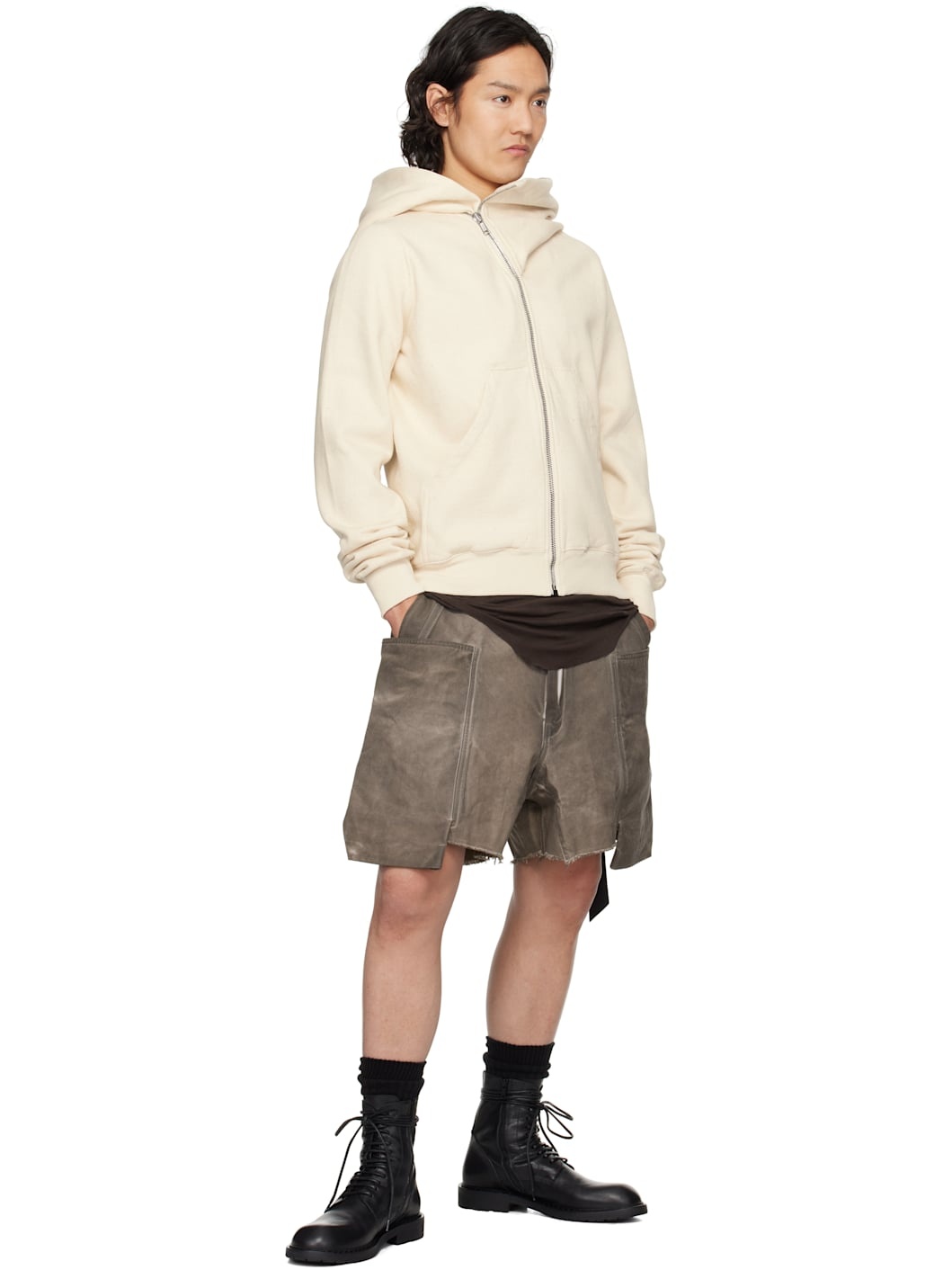 Gray Hollywood Stefan Cargo Shorts - 4