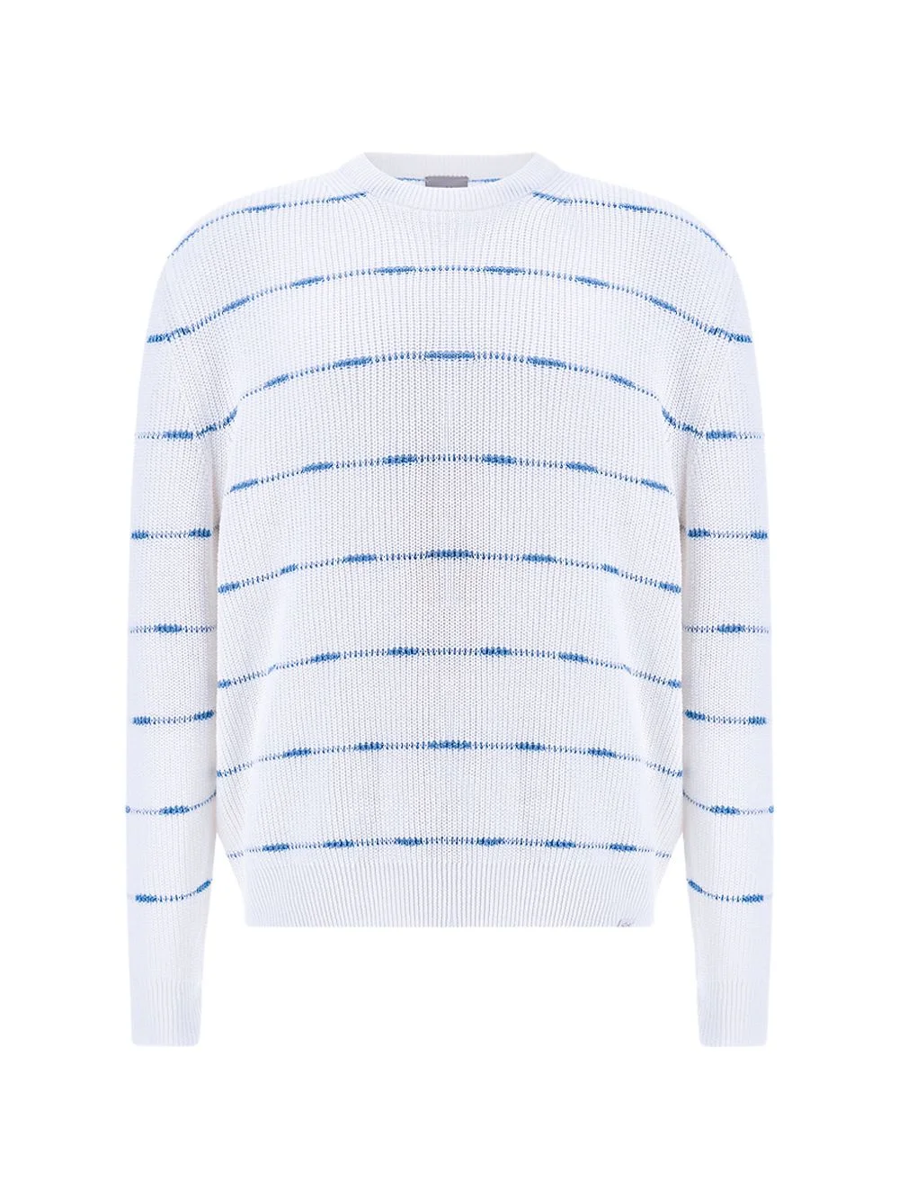 striped crew-neck sweater - 1