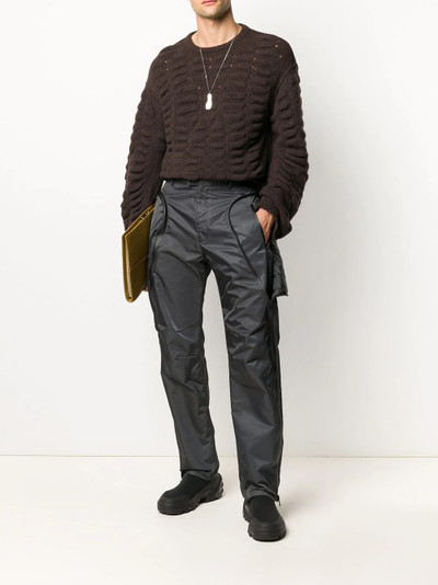 Bottega Veneta nylon straight-leg trousers outlook