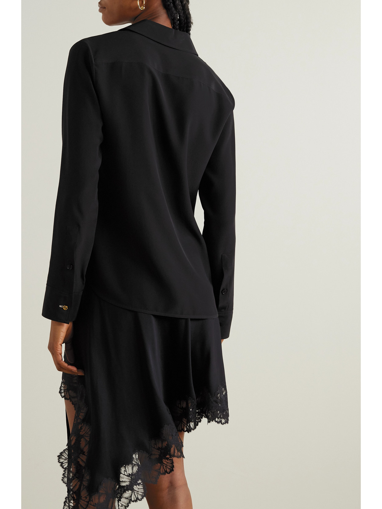 Silk Crepe De Chine Shirt - 3