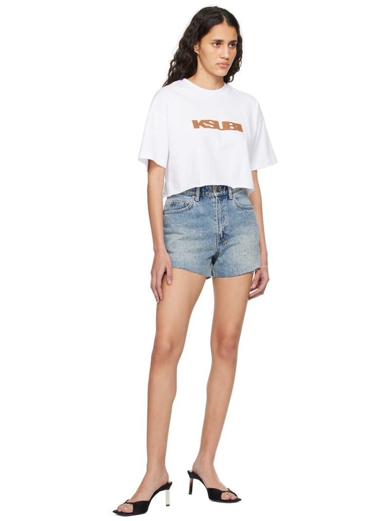 Ksubi White Sott Tan Oh G Crop T-Shirt outlook