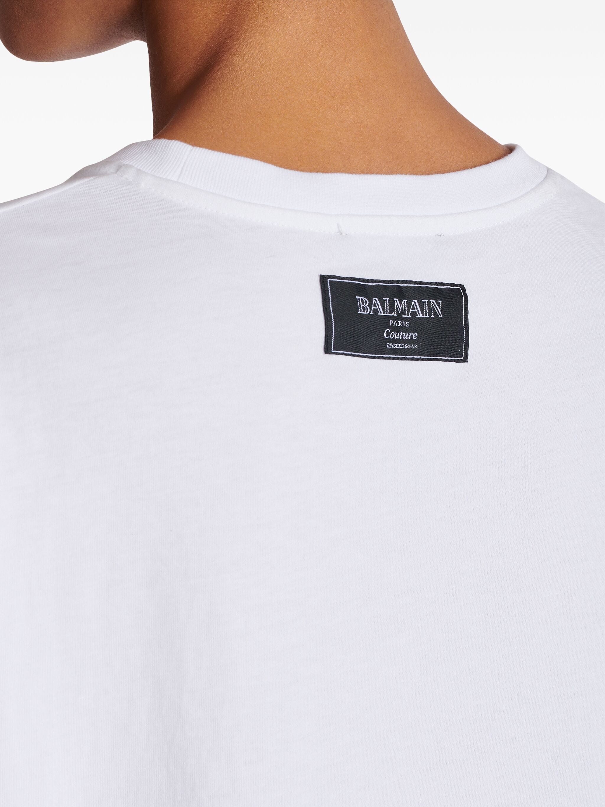 Balmain Women Ss Balmain Kiss Print T-Shirt - 4