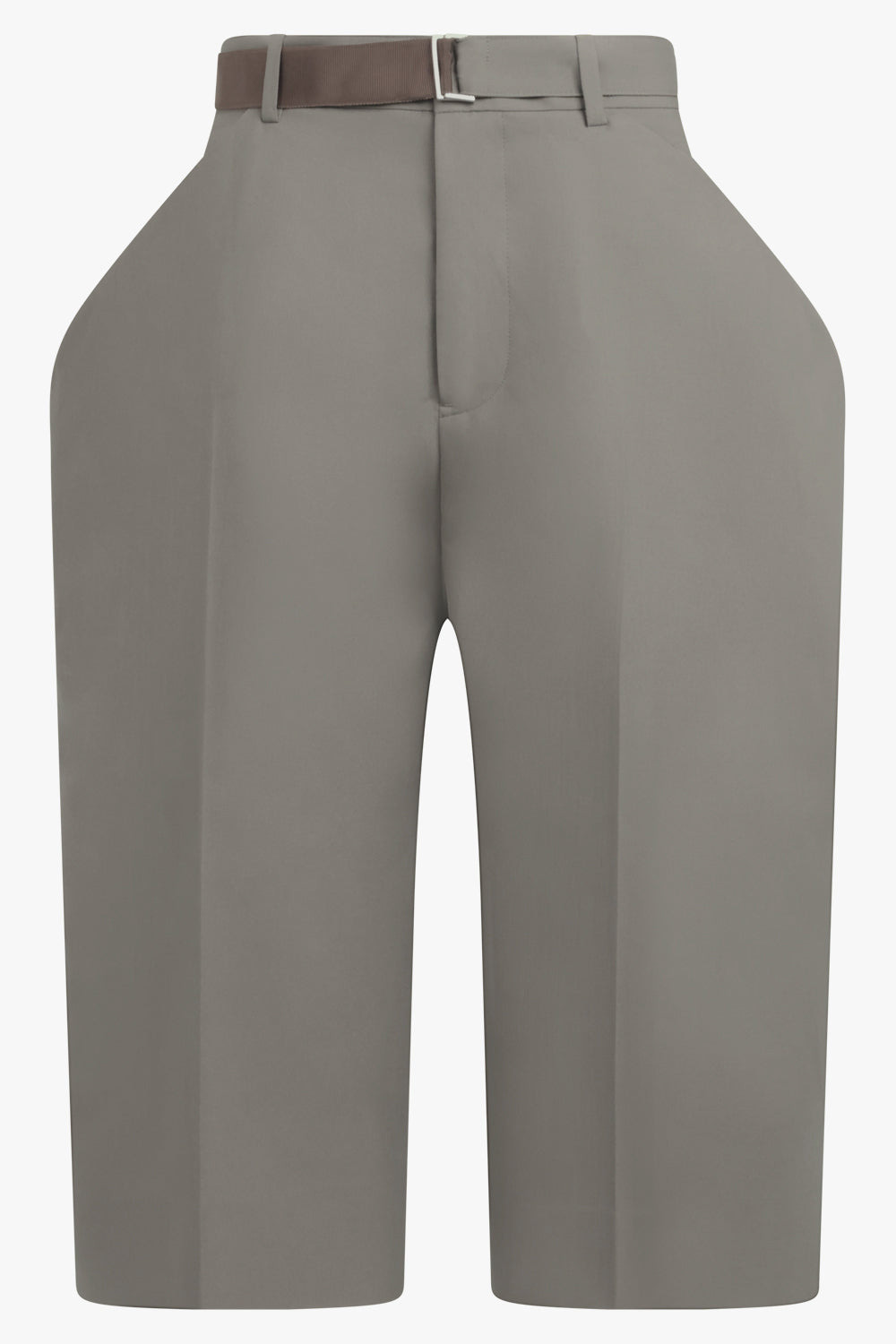 EXAGGERATED POCKET DETAIL CROP PANT | TAUPE - 1