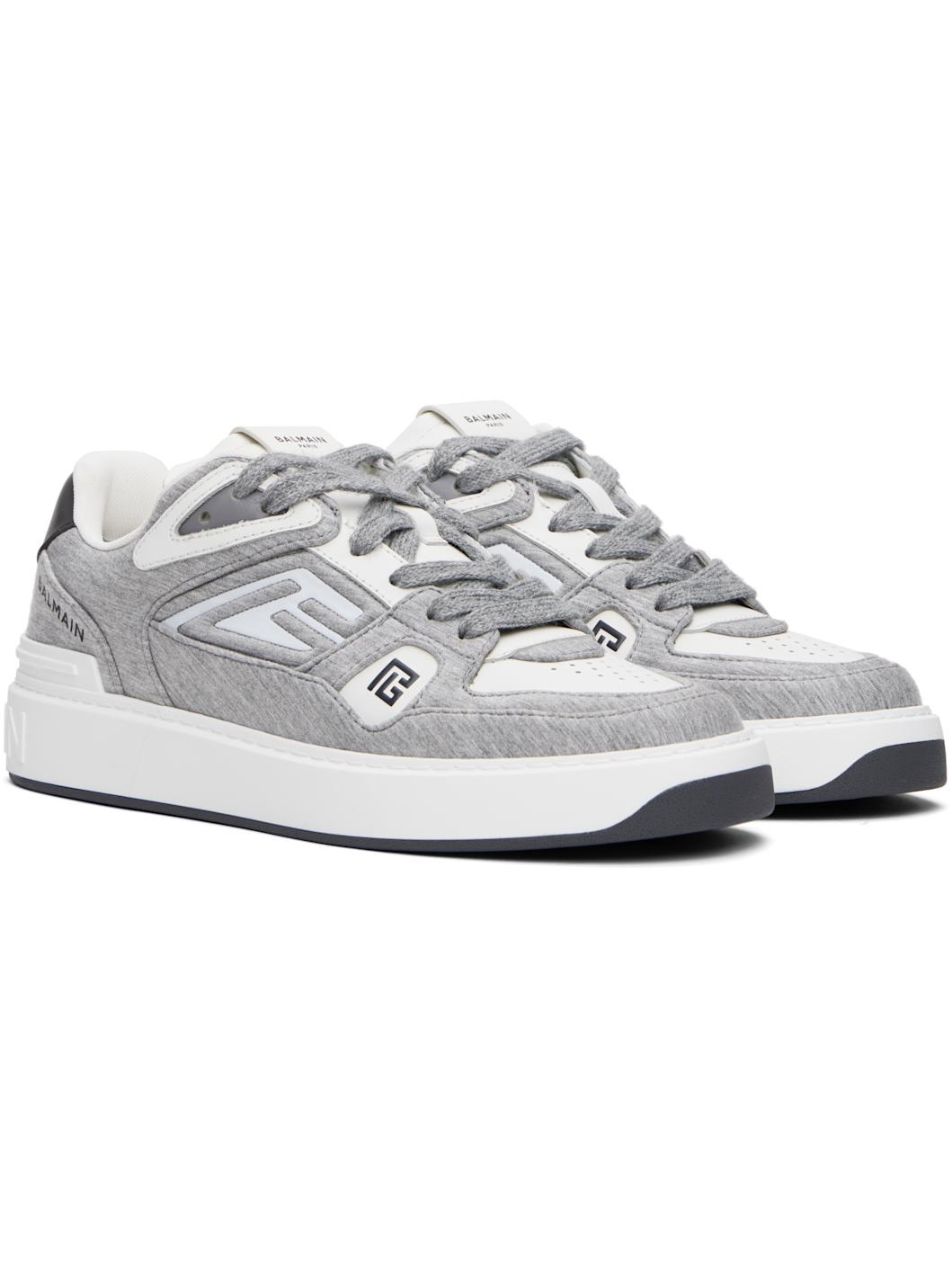 Gray B-Court Skate Sneakers - 4