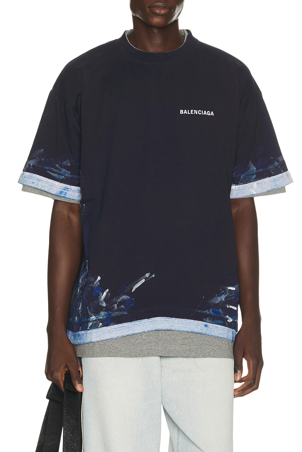 Layered Tee Shirt - 1