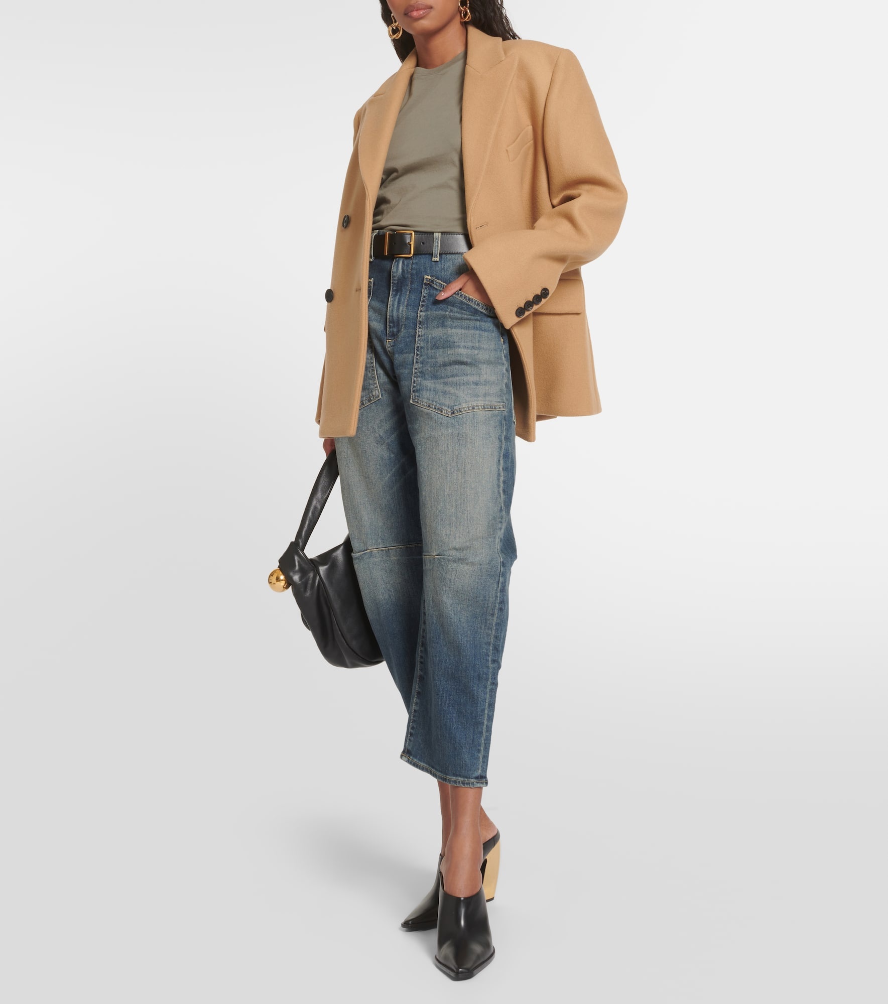 Shon high-rise wide-leg jeans - 2