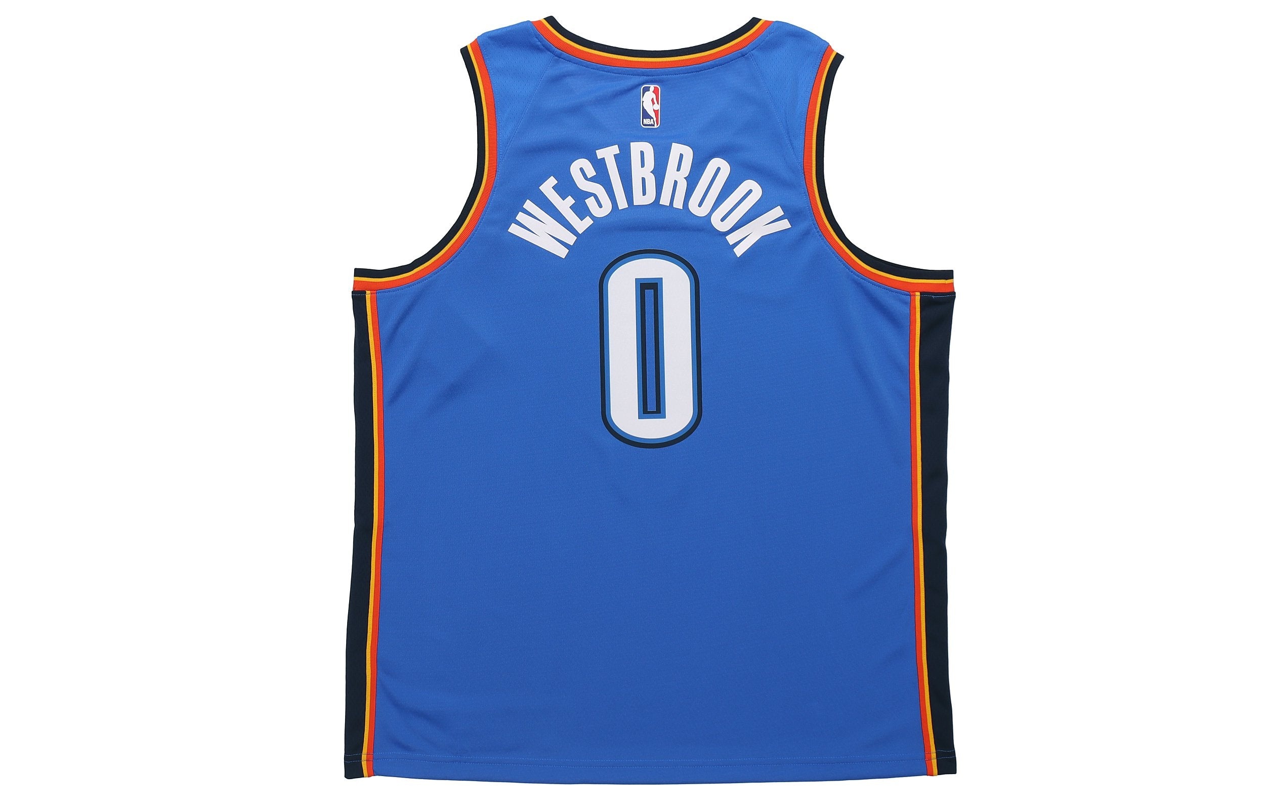 Nike Russell Westbrook Oklahoma City Thunder Swingman Jersey Mens Blue 864497-403 - 2