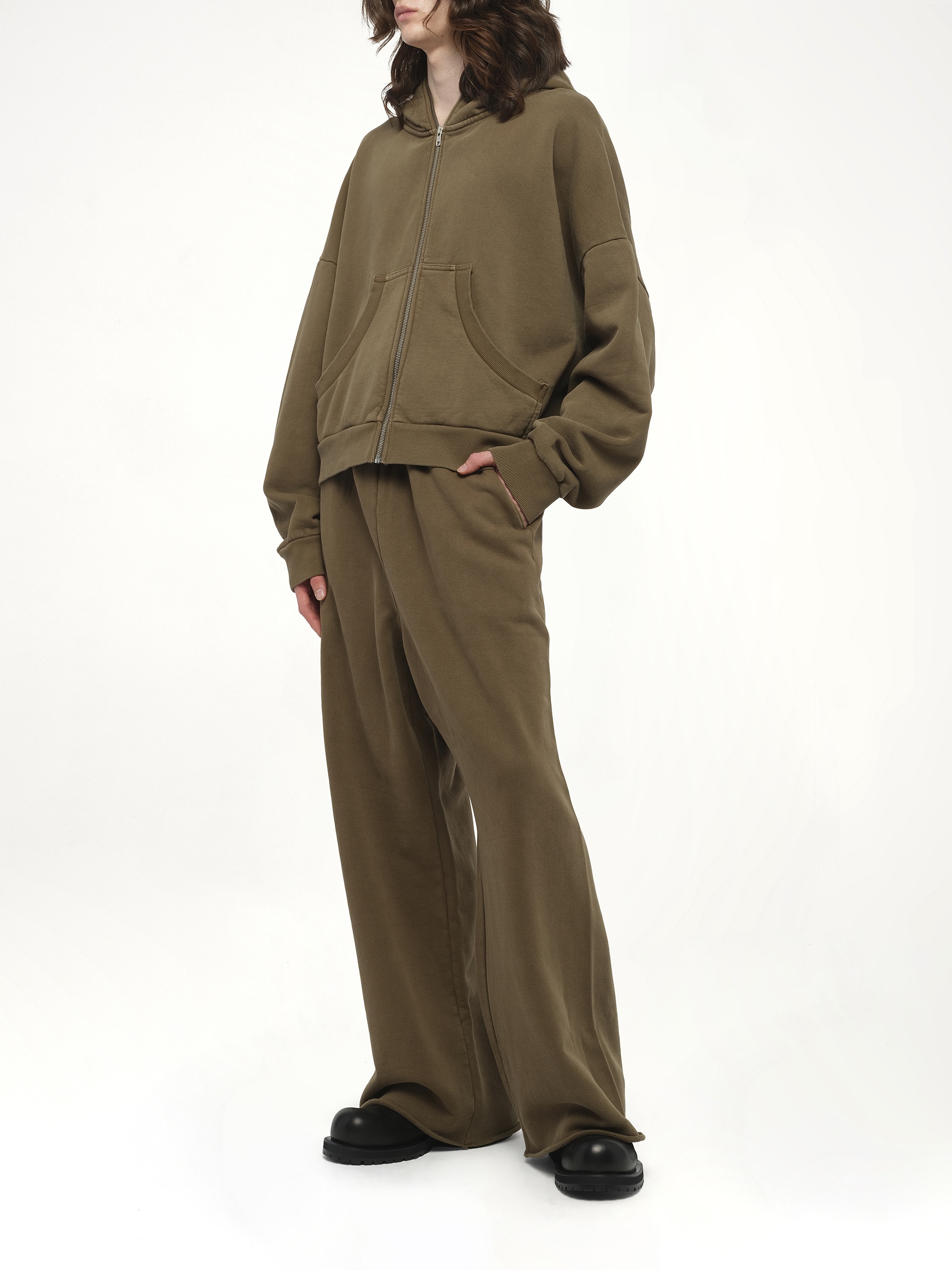 Eternal Zip Hoodie in Military - 4