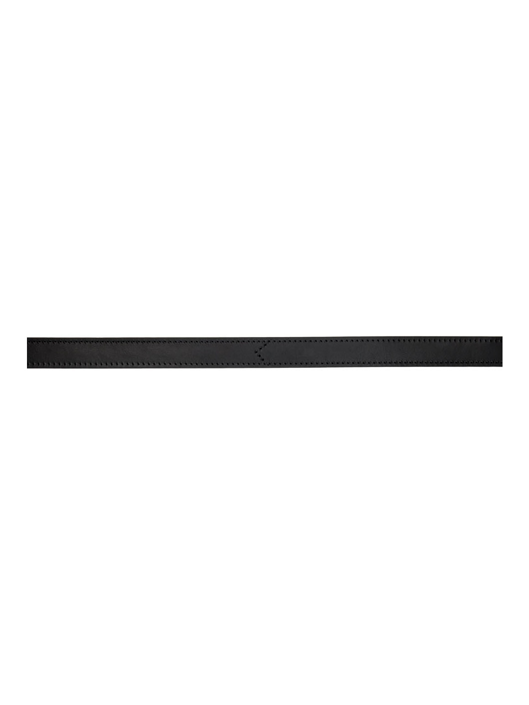 Black Reversed Thin Belt - 2