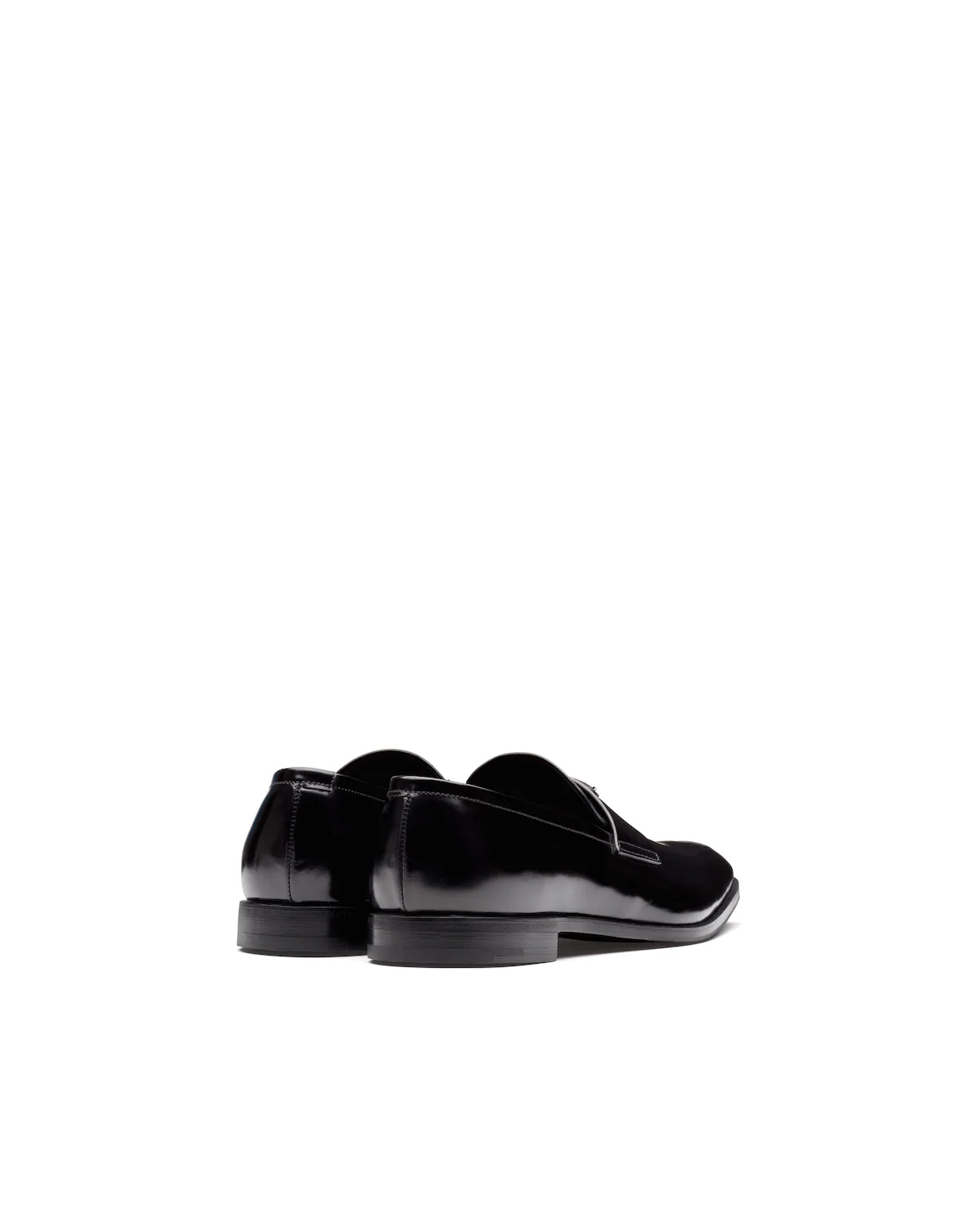 Brushed leather loafers - 4