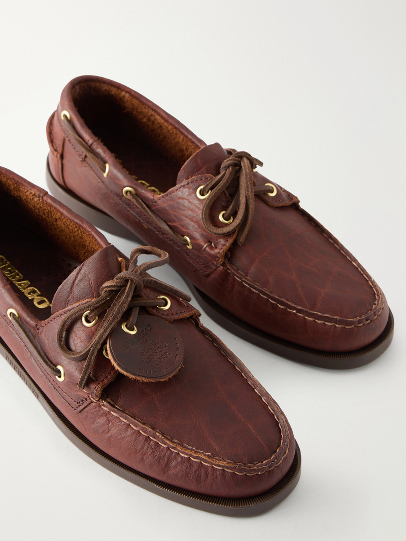 Portland Momoth Full-Grained Leather Boat Shoes 5