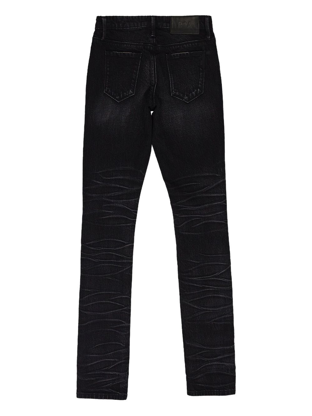 distressed bootcut jeans - 2