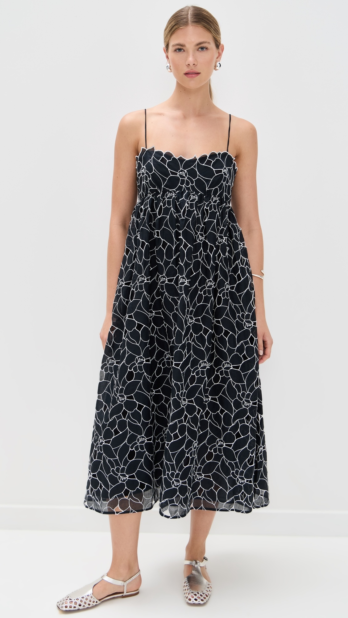 Marina Empire Cami Midi Dress - 6