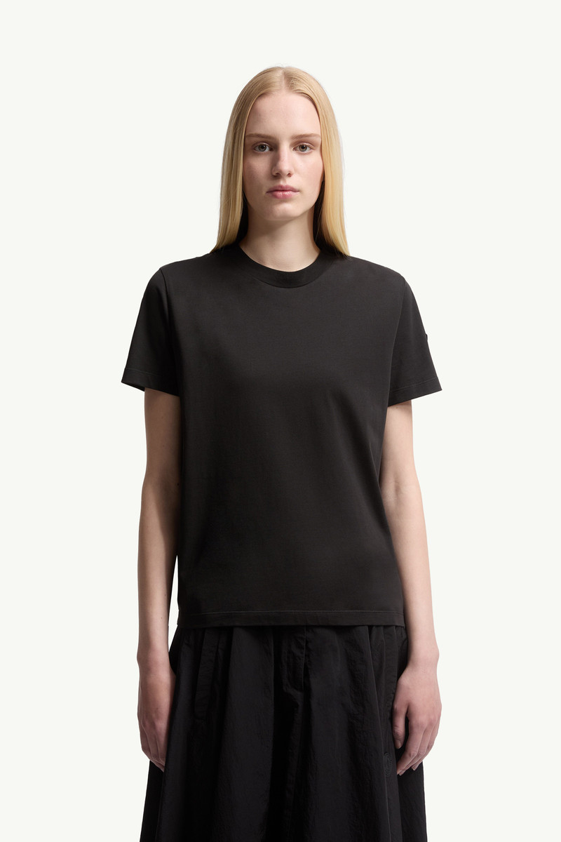 Pleated Back Cotton T-Shirt 3