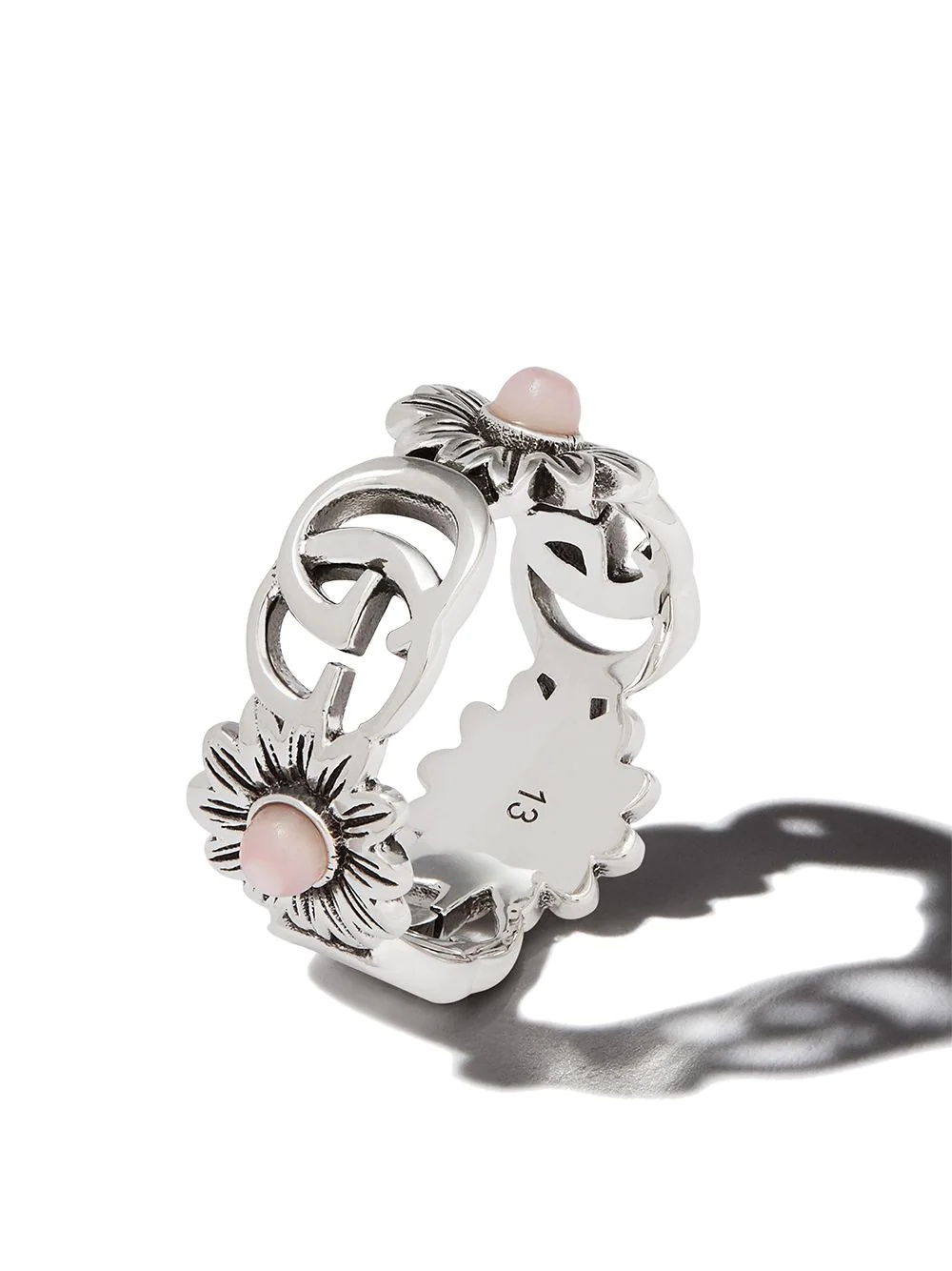 Double G flower ring - 2