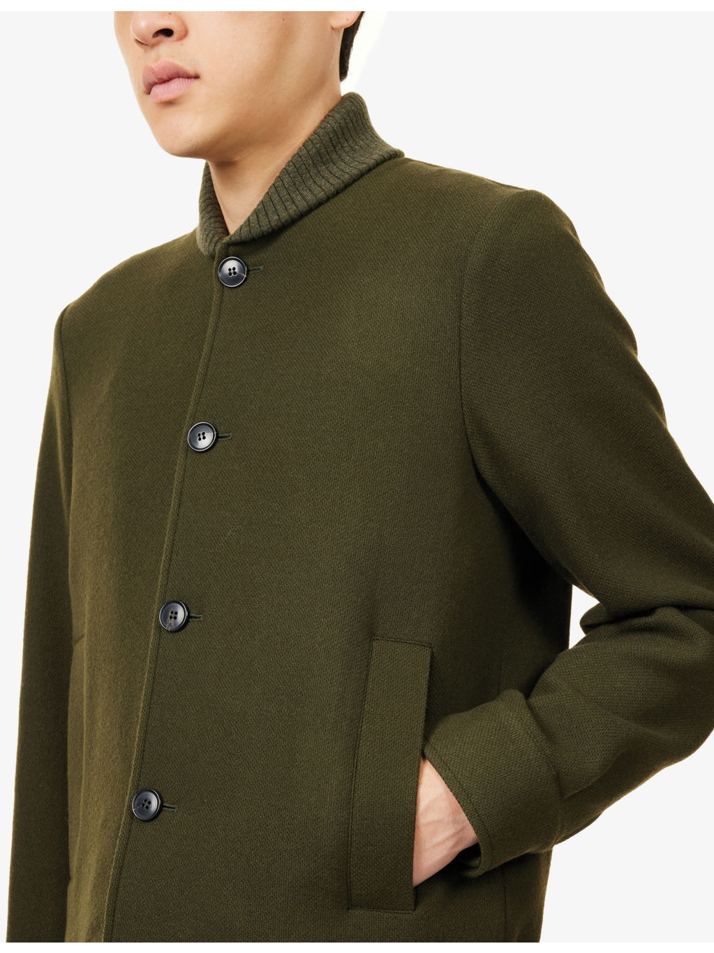 Blouson Boxy Fit Wool Jacket - 5
