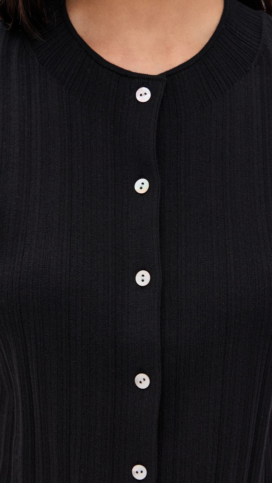 Button Up Sweater Shell - 5