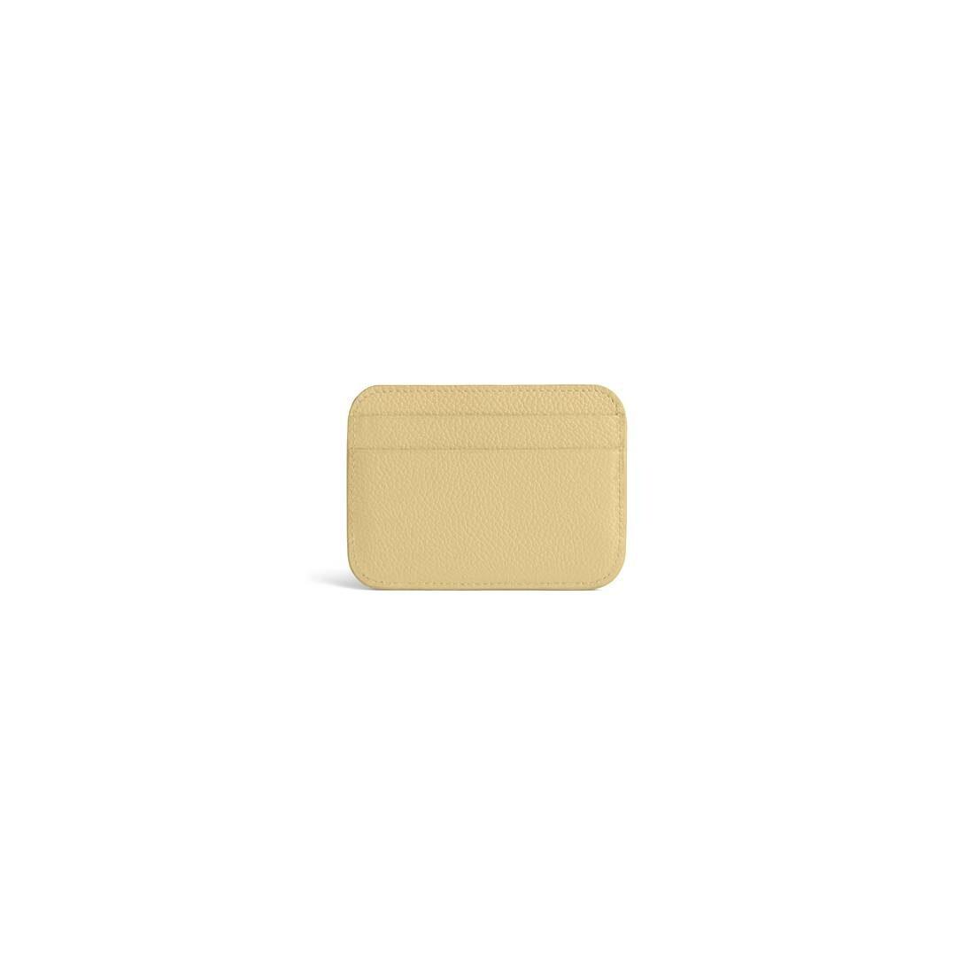 Women's Cash Card Holder in Light Yellow - 2