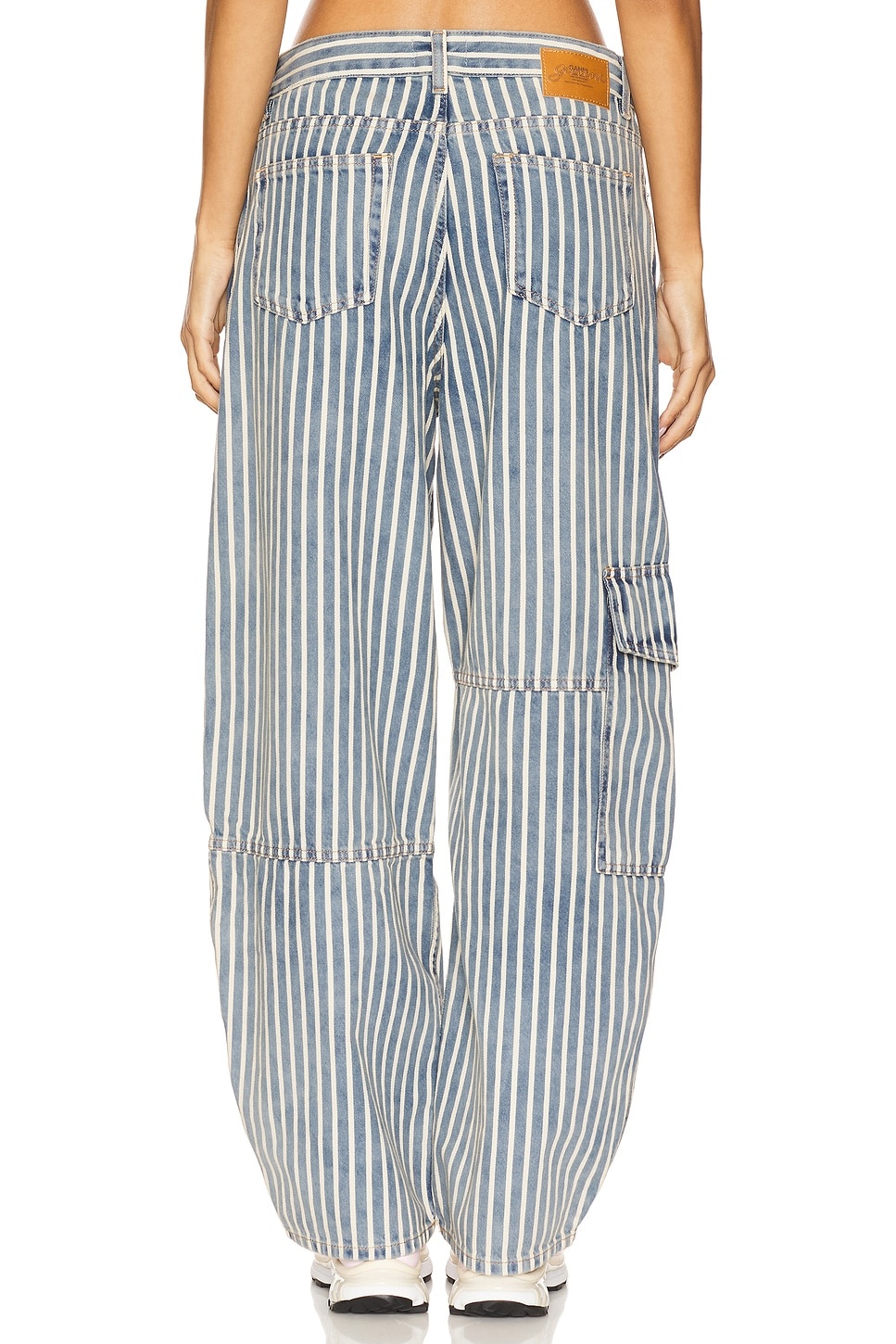 Light Stripe Denim Carpenter Jeans - 4