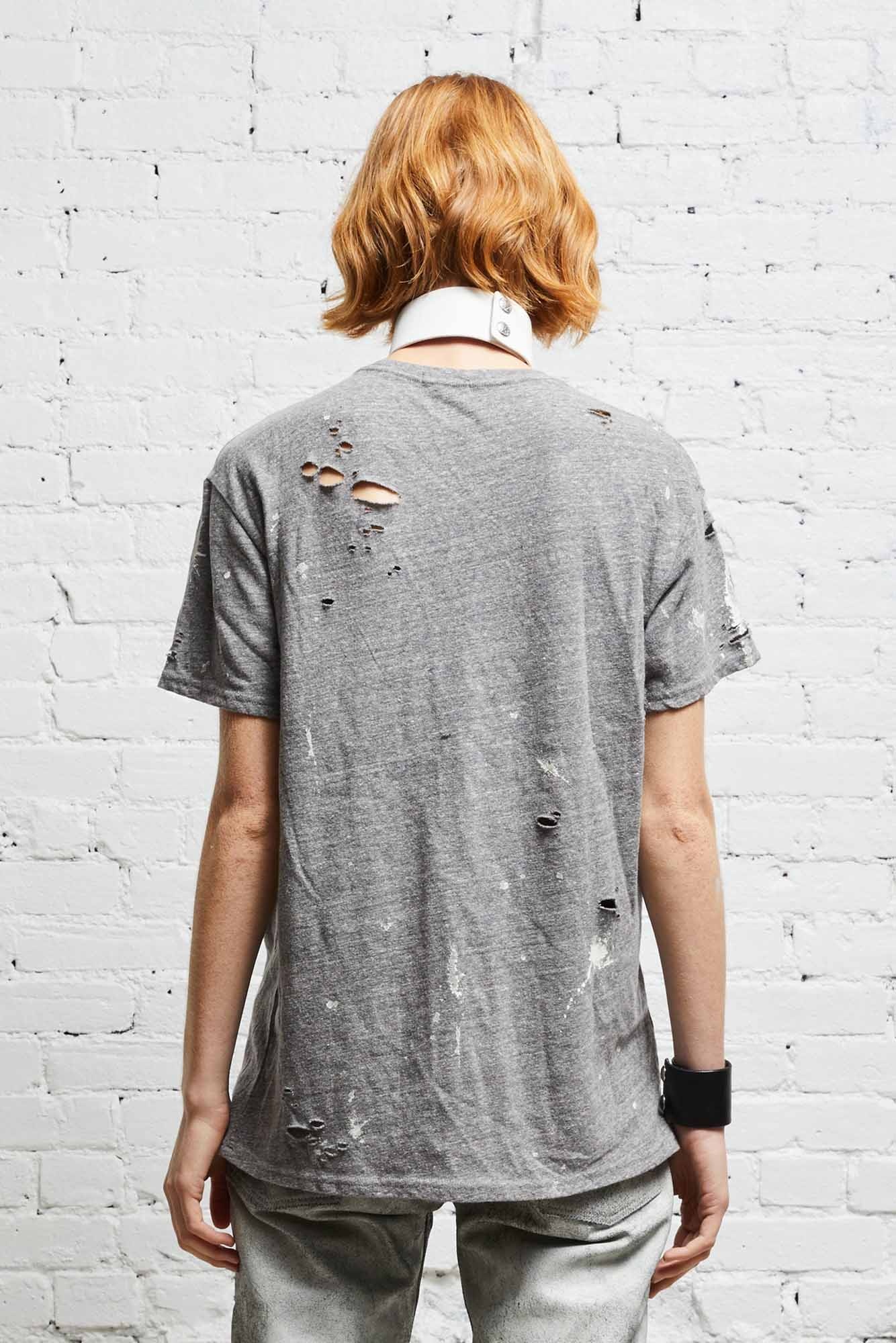 DESTROYED BOY T - HEATHER GREY - 5