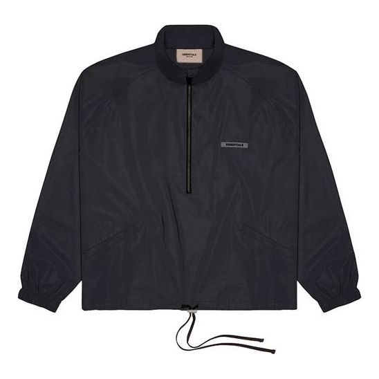 Fear of God Essentials FW21 Track Jacket Black FOG-FW21-085 - 1