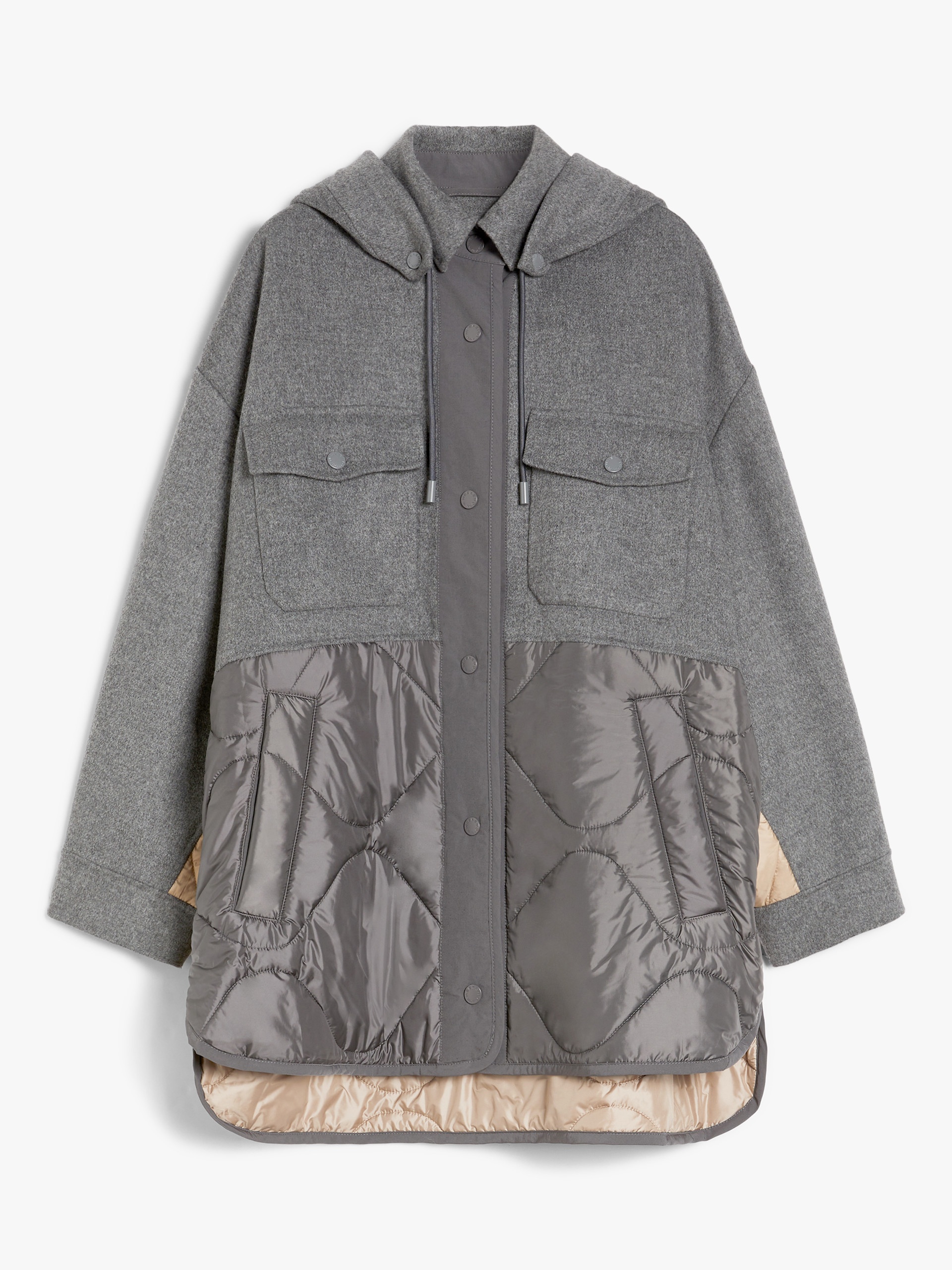 OSSOLA Double-sided wool and nylon jacket - 1