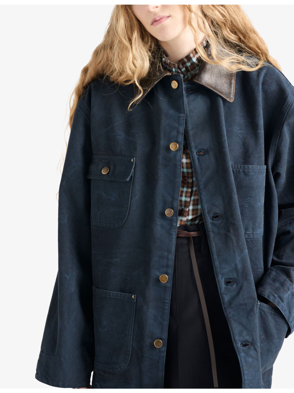 Triangle-Logo Canvas Blouson Jacket - 3