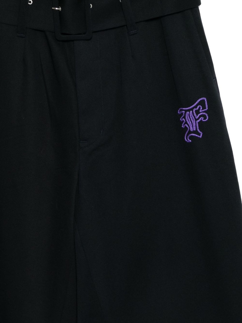 logo-embroidered trousers 3